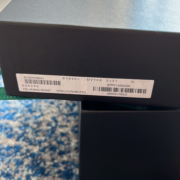 ❌SOLD❌ NEW Saint Laurent Toy Loulou Bag in Green Field - Picture 14 of 14